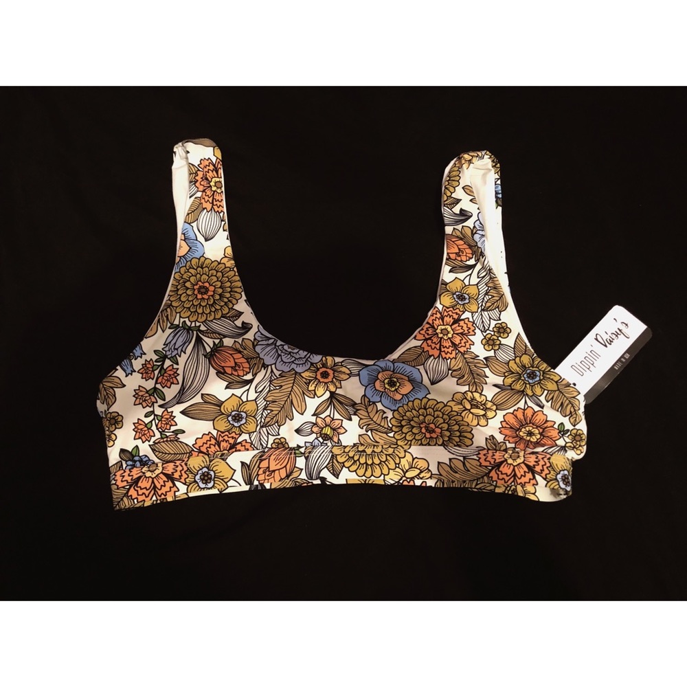 Floral print bathing suit set